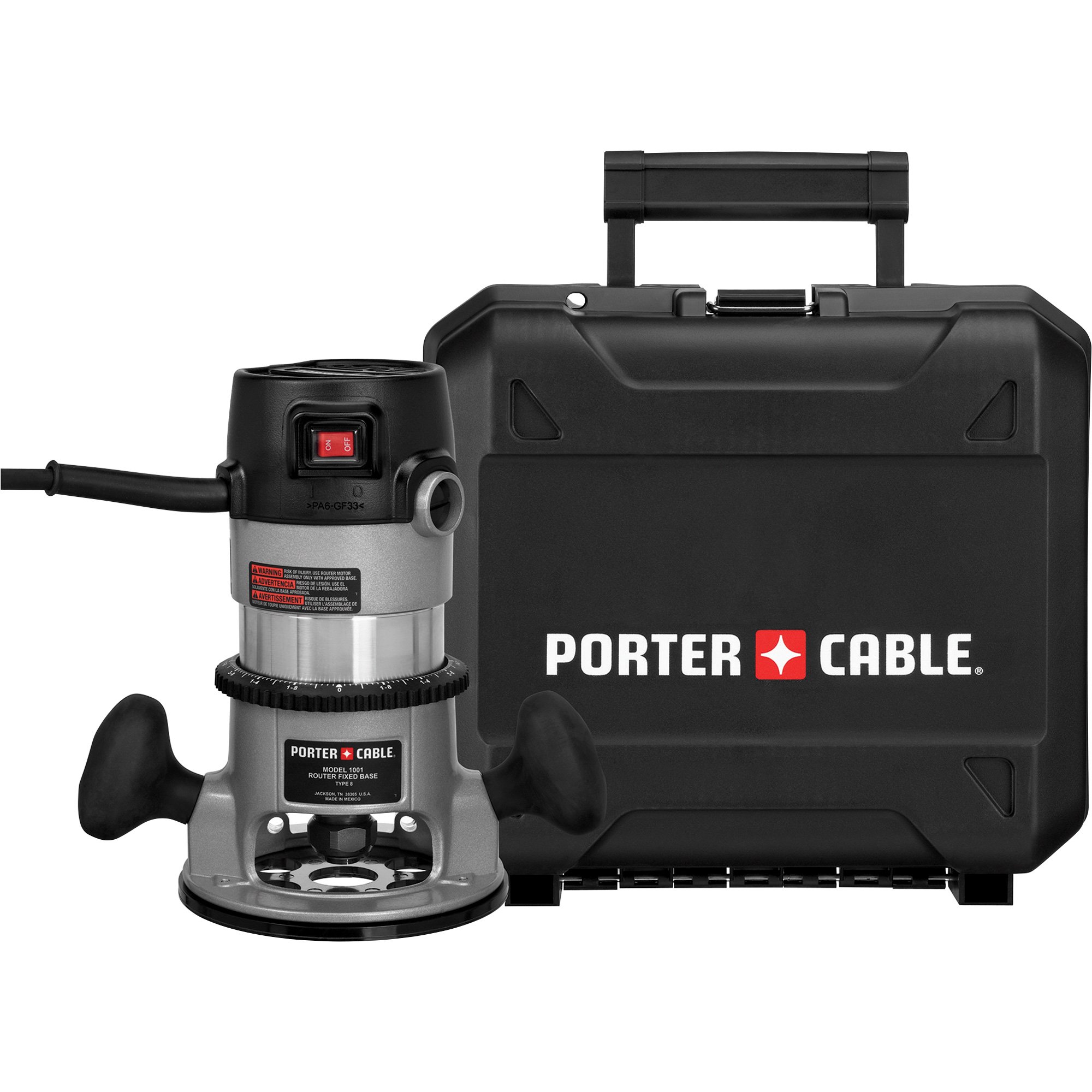 Porter Cable 1 3/4 HP Router Kit — 27,500 RPM, Model# 9690LR